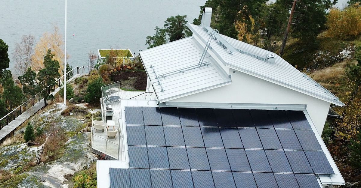 Solceller på taket